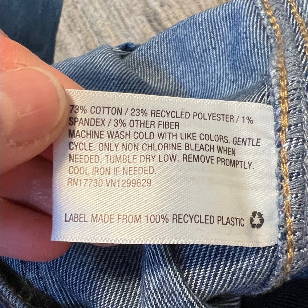 Knox Rose Women’s straight leg elastic waistband relaxed Jeans Size XS/27 NWT - Picture 9 of 9